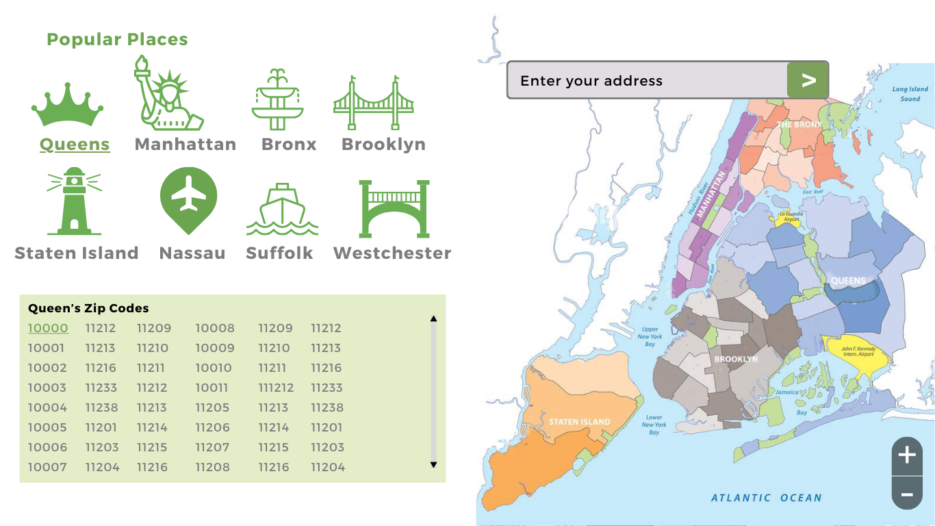 location map website